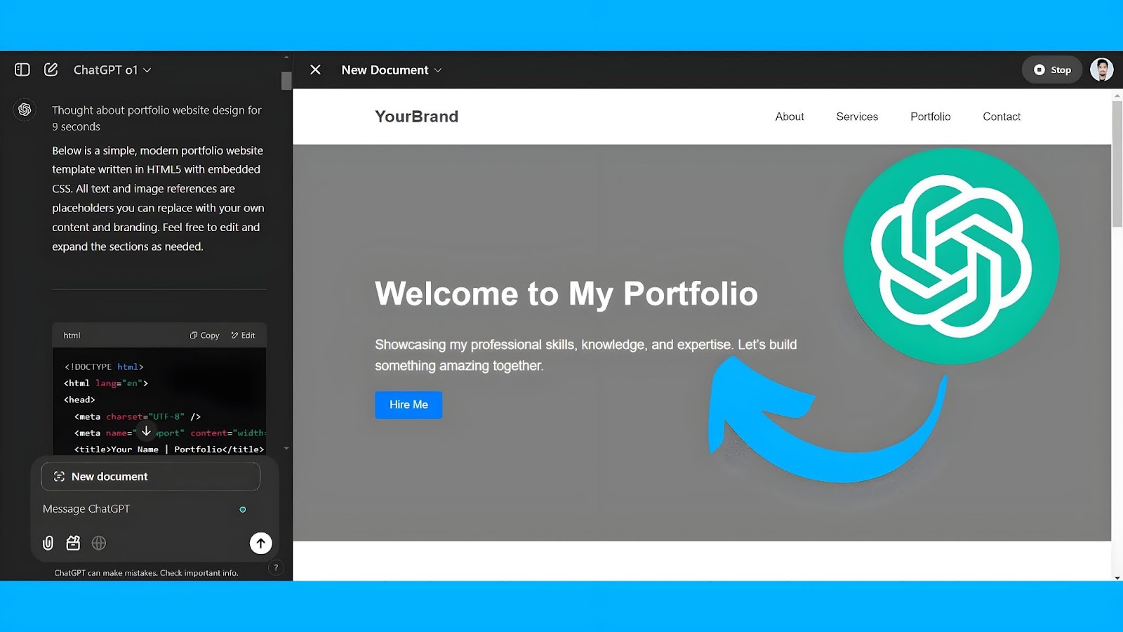 This is How to Build Your Own HTML Website Using ChatGPT: Full Step-by-Step Guide