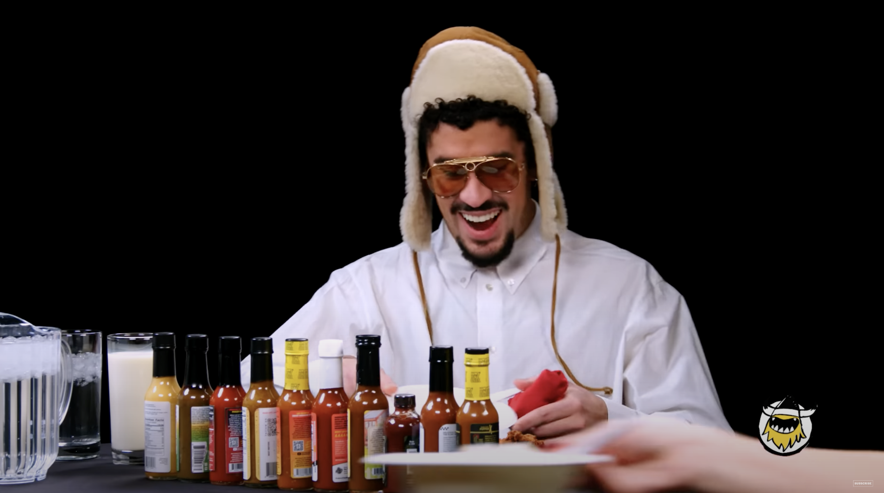 Bad Bunny on Hot Ones