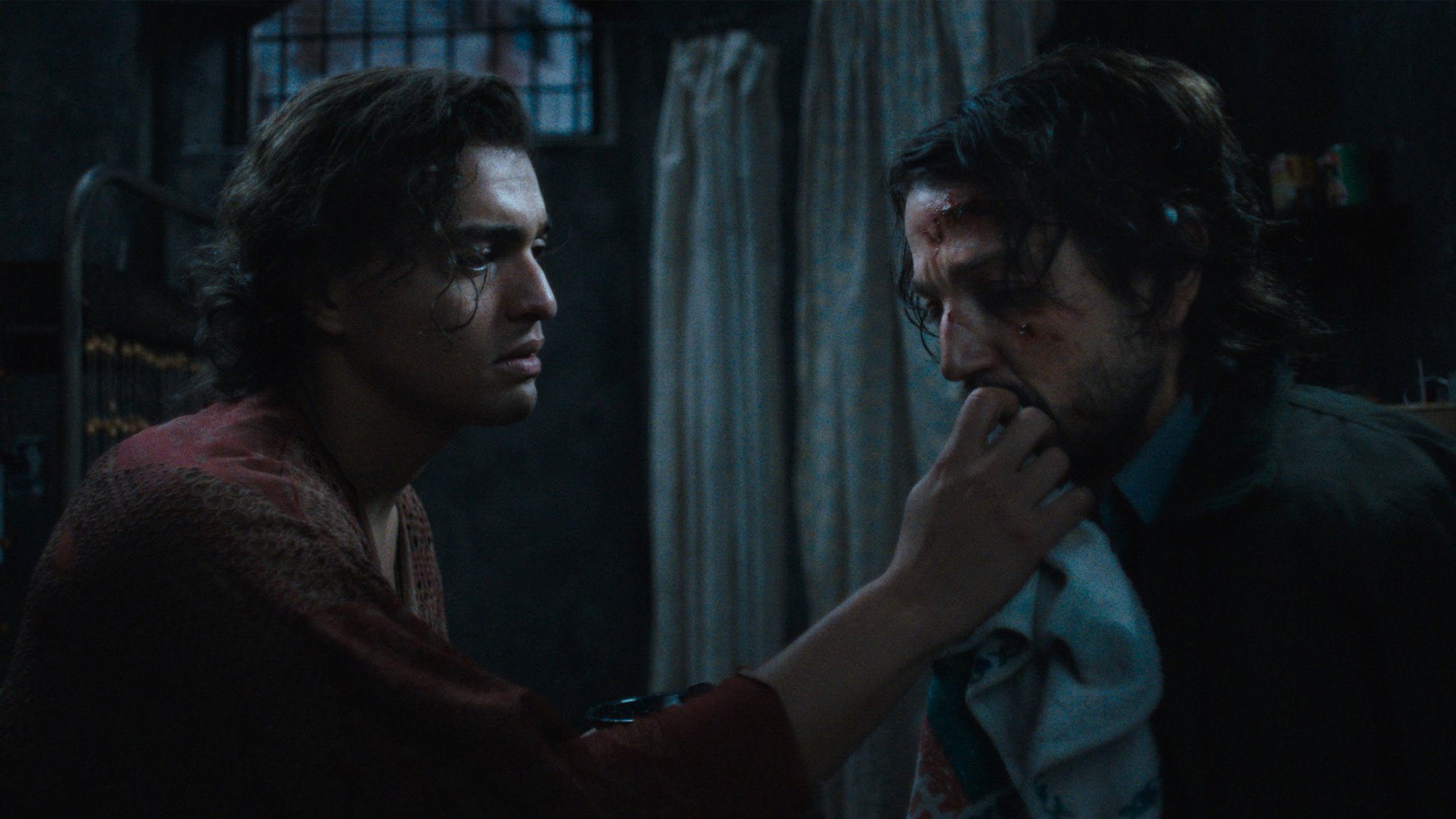 Tonatiuh and Diego Luna appear in "Kiss of the Spider Woman" by Bill Condon, an official selection of the 2025 Sundance Film Festival. 