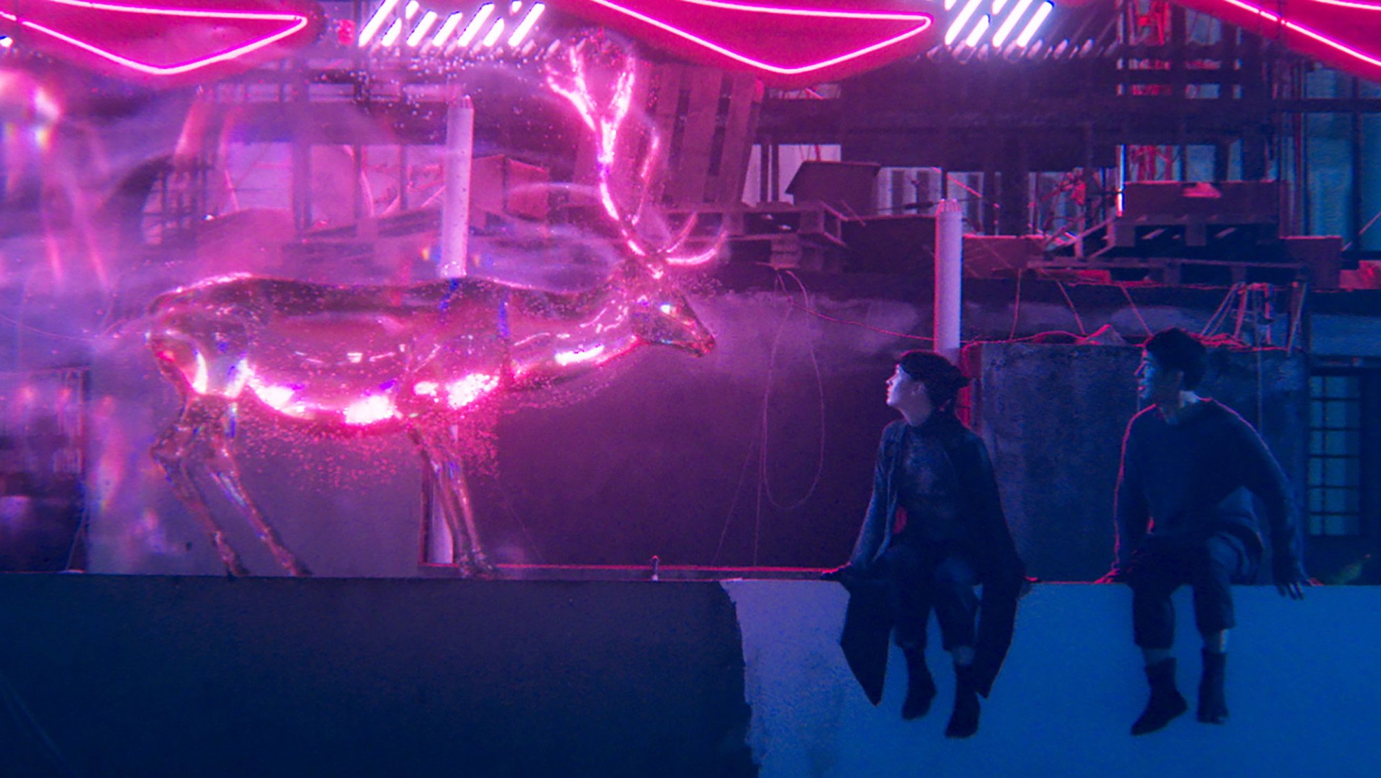 Xiao Dong Guo and Sandrine Pinna appear in "LUZ" by Flora Lau, an official selection of the 2025 Sundance Film Festival. 