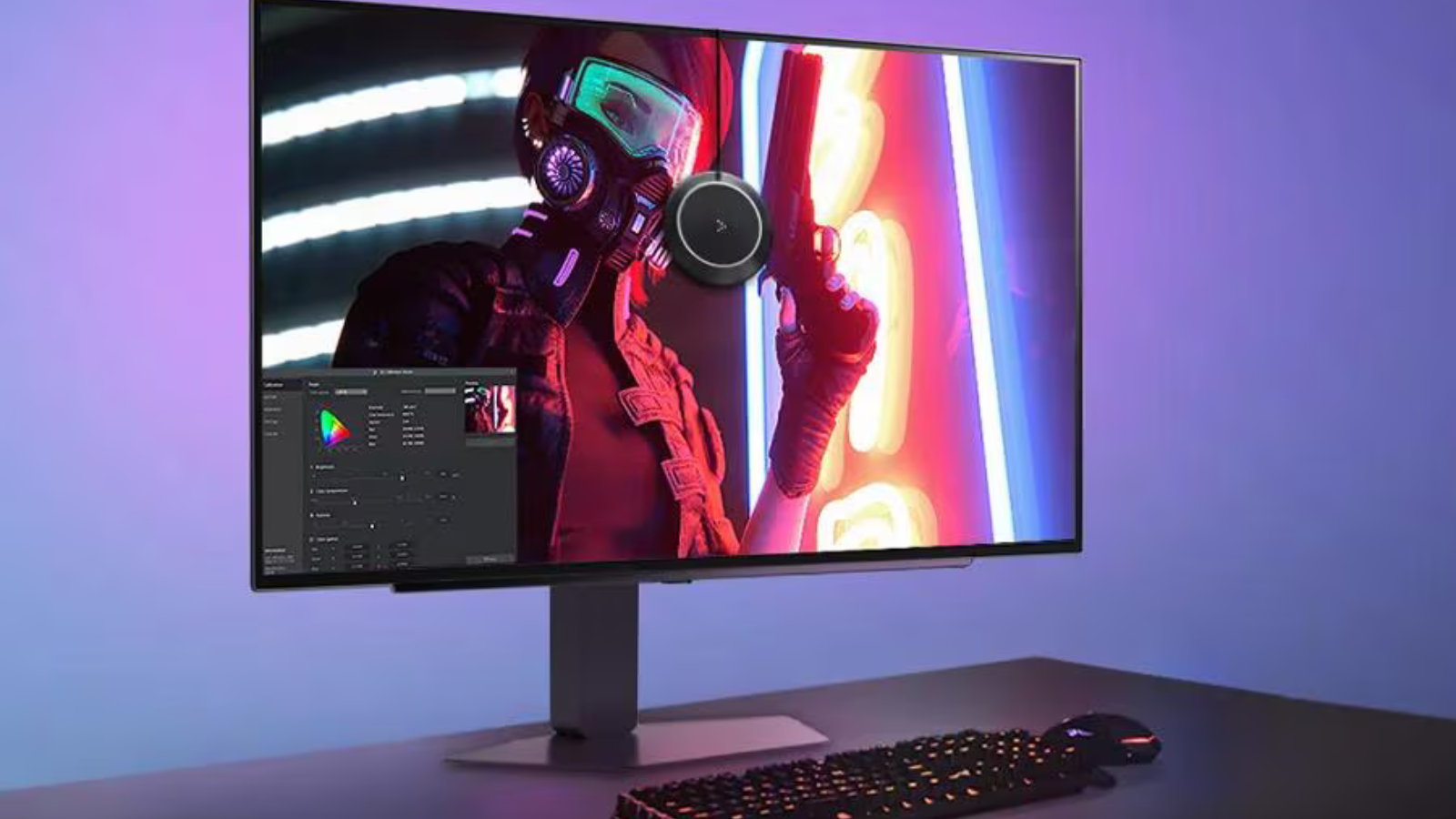 LG UltraGear 27GX704A-B monitor on desktop