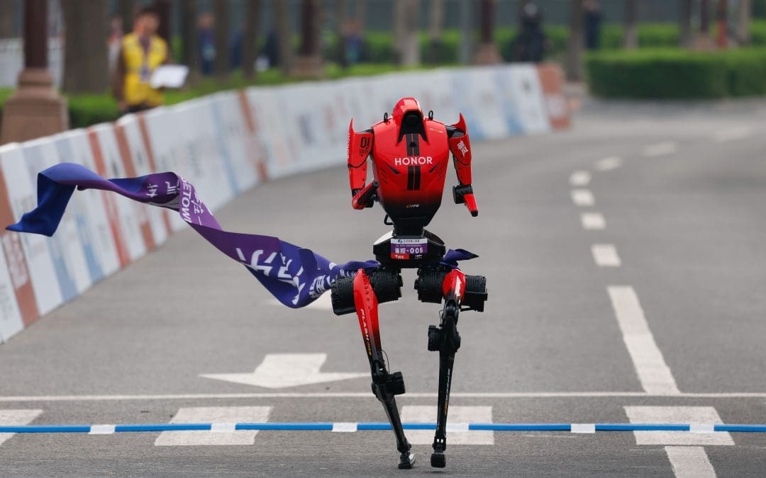 A Humanoid Robot Set a Half-Marathon Record in China