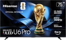 Hisense 75-inch U6 Pro Series Mini‑LED 4K TV (2026, 75U6SF Pro)